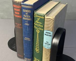 Vintage Aeronautics Books Set of Four