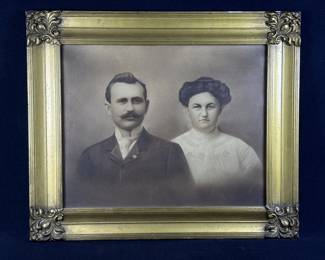 Antique Ornate Framed Photograph
