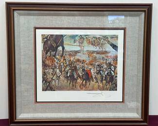 Battle Of Tetuan by Artist Salvador Dali