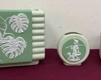 Howard Pierce Mid Century Pottery Wall Pockets