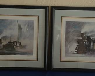 Statue Of Liberty The Train Signed Numbered by John Kelly
