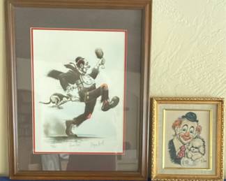 Clowns Lunch Time By Wayne Howell and Mr. Chips Puffin by Chin