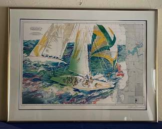 Approaches To Fremantle Signed Numbered by LeRoy Neiman