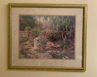 Her Garden Print By Barbara Mock