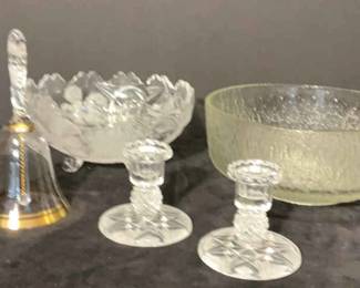 Etched Glass Bowl More