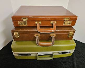 2 Brief Cases 1 Suitcase
