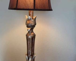 Table Lamp Brown Shade