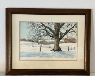 Original Etching by Carol Collette