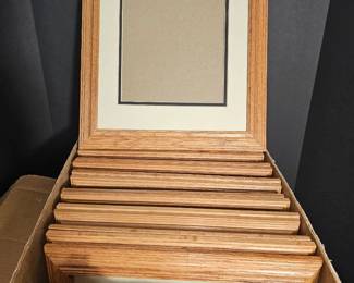 16 Wood Frames with Matte