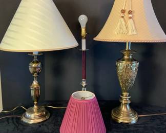 Three Table Lamps