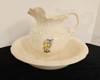 Pitcher Bowl Decorative Only