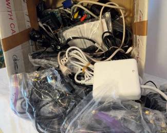 Miscellaneous Box of Cords More