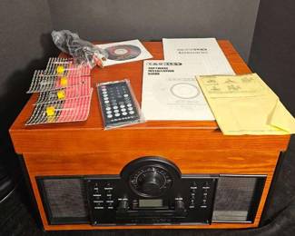 Crosley CD Recorder Plus Turntable, AM FM Radio
