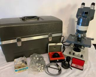American Optical Microscope