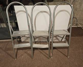 3 Aluminum Step Stools