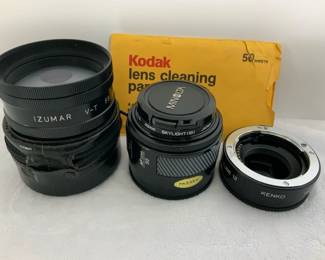 Minolta, Izumar, Kenko Lenses