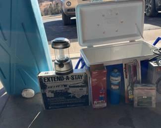 Gray Tank, Cooler, 120 volt Electric Meter More