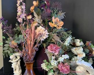 Artificial Flowers with Vases 