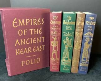  04 Folio Society 4 Volume Set of Empires of Ancient Near East