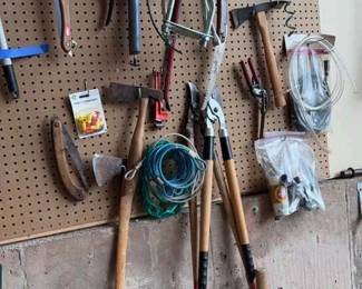 Loppers, Wrenchs hatchets  More