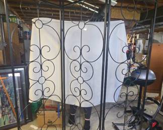 Large Wrought Iron Room Divider