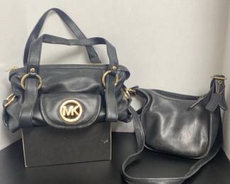 Coach Style and Michael Kors Black Leather Bags