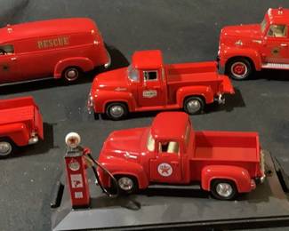 Die Cast Texaco Red Trucks Fire Rescue