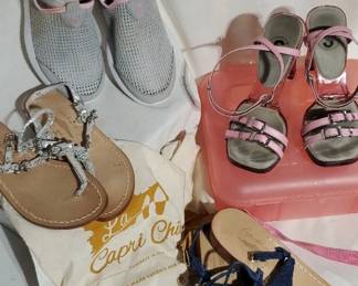 La Capri Chic S Trutz Sandals, Camel Crown SlipOns