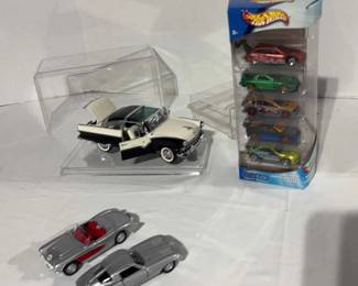 1955 Ford Fairlane, 1960 Corvettes, Hot Wheel Set Die Cast
