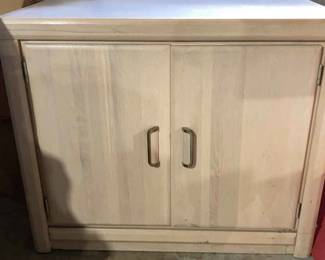 Broyhill Blonde Wood Cabinet
