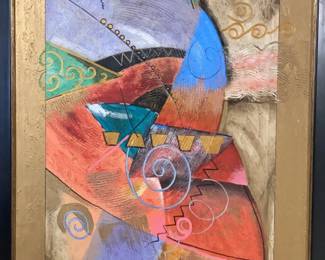 Abstract Art Framed Canvas