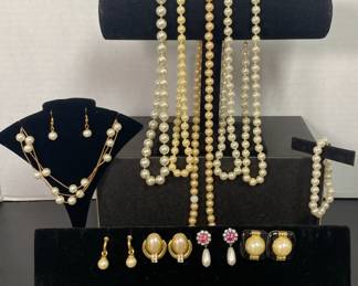 Costume Pearl Jewelry Collection