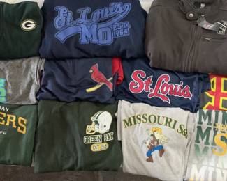 Sports Team Clothing Packers, Cardinals, Missouri ST Miners