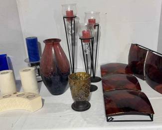 Mikasa, Pier One, Candle Holders, Wall Art