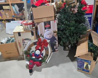 Large Variety Of Christmas Decor , Mystery Christmas Lot