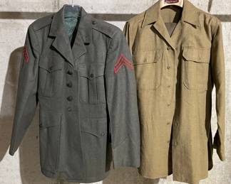 Two Vintage Military Uniforms