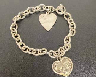 Sterling Silver Charm Bracelet