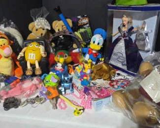 Variety Of Toys And Stuffed Animals