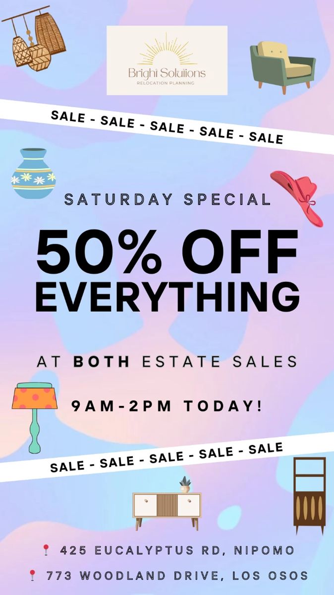 50 Off Estate Sale Instagram Reel