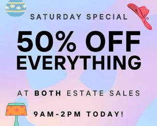 50 Off Estate Sale Instagram Reel