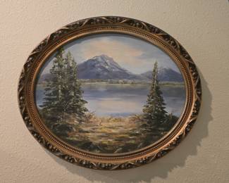 Unsigned original oil painting