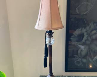 16B - $50.00 Elephant / crystal lamp