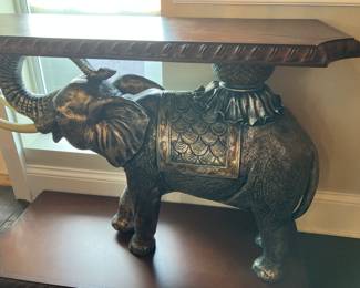 46 $300.00 Elephant table 39Wx17Dx31W