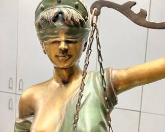 17 $250.00 Lady Justice 18W X 32H