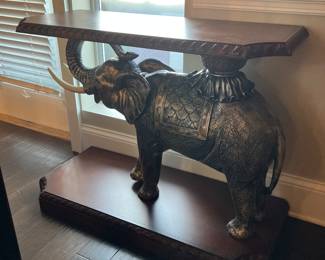 46 $300.00 Elephant table 39Wx17Dx31W