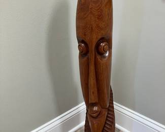 22 $140.00 Hawaian wood carved statue 5x32