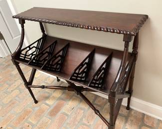28 $280.00 Library table British 36Wx16Dx34H