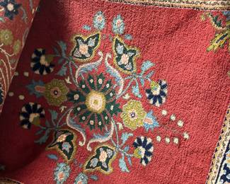 3 $400.00 Karastan Williamsburg rug 10x14 coral/navy/light blue
6