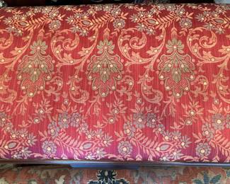 8 $250.00 Victorian mahogany bench 46x19x39H