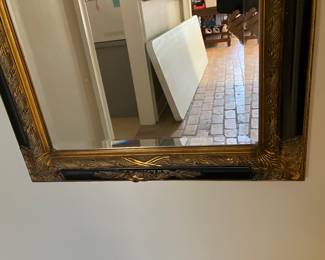24 $68.00 Gold & black wood 22x33
